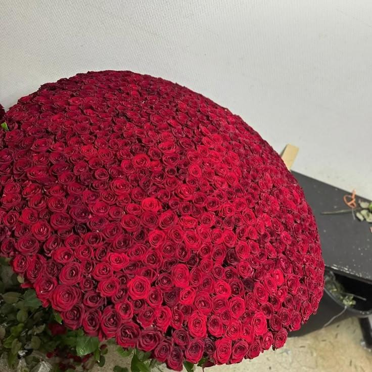 GardenFieldHaven workshop space where corporate flower arrangements are designed and prepared for business delivery